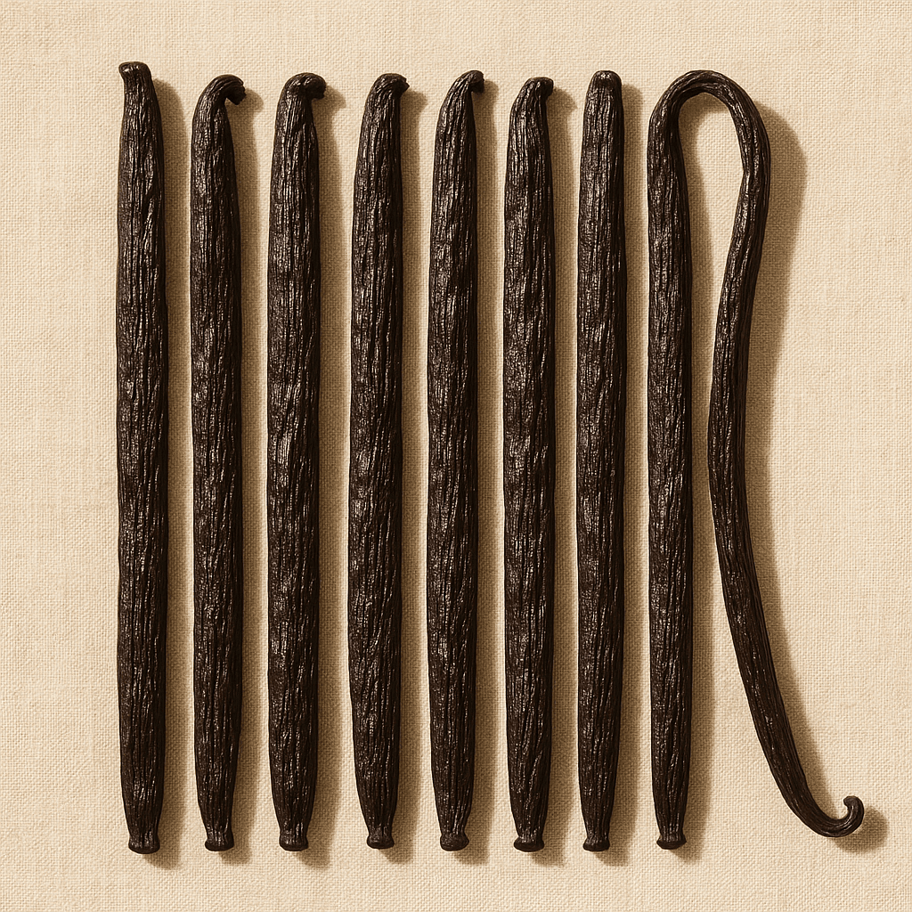 Madagascar Grade A Long Bourbon Vanilla Beans (18–20 cm) — Wholesale
