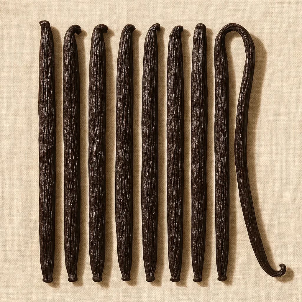 Madagascar Grade A Long Bourbon Vanilla Beans (18–20 cm) — Wholesale